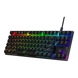 HyperX Alloy Origins Core - Tastatur - Hintergrundbeleuchtung - USB - USA - Tastenschalter: HyperX Red