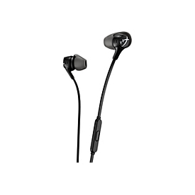 HyperX Cloud Earbuds II - Ohrhörer mit Mikrofon - im Ohr - kabelgebunden - 3,5 mm Stecker - Schwarz
