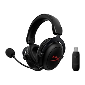 HyperX Cloud II - Headset - ohrumschließend - 2,4 GHz - kabellos - USB, 3,5 mm Stecker