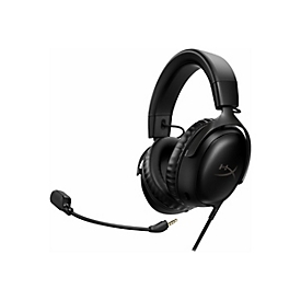 HyperX Cloud III Gaming - Headset - ohrumschließend - kabelgebunden - USB, 3,5 mm Stecker - Schwarz