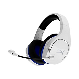 HyperX Cloud Stinger Core - Headset - ohrumschließend - 2,4 GHz - kabellos - weiß, Blau