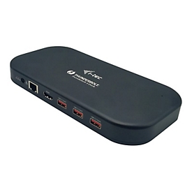 i-Tec - Dockingstation - Thunderbolt 3 - HDMI, Thunderbolt - 1GbE - 134 Watt