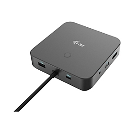 i-Tec - Dockingstation - USB-C / Thunderbolt 3/USB4 - 2 x DP, HDMI - 1GbE