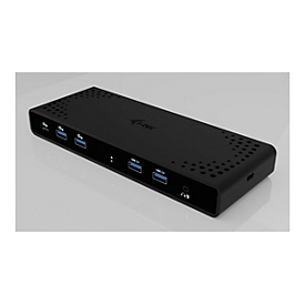 i-Tec - Dockingstation - USB-C / USB4 / Thunderbolt 3 / Thunderbolt 4 - 2 x HDMI, 2 x DP++ - 1GbE - 100 Watt