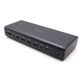 i-Tec - Dockingstation - USB-C / USB4 / Thunderbolt 3 / Thunderbolt 4 - 2 x HDMI, 2 x DP, 2 x USB-C - 1GbE, 2.5GbE - 240 Watt