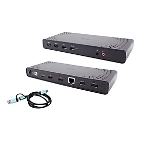 i-Tec - Dockingstation - USB-C / USB4 / Thunderbolt 3 / Thunderbolt 4 - HDMI - 1GbE