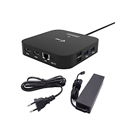 i-Tec - Dockingstation - USB-C / USB4 / Thunderbolt 3 / Thunderbolt 4 / Thunderbolt 5 - 2 x HDMI - 1GbE - 100 Watt