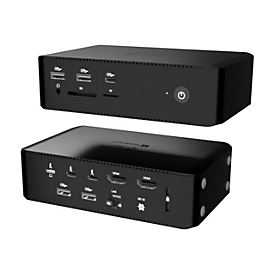 i-Tec - Dockingstation - USB-C / USB4 / Thunderbolt 3 / Thunderbolt 4 / Thunderbolt 5 - 2 x HDMI, 2 x Thunderbolt 5 - 1GbE, 2.5GbE - 160 Watt