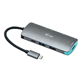 i-Tec USB-C Metal Nano Dock 4K HDMI + Power Delivery - Dockingstation - USB-C 3.1 - HDMI