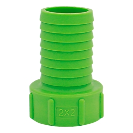 IBC-adapter, voor IBC-tanks met 2" uitlaatfitting, grove draad, Ø 55-62 mm, 2" slangpilaar