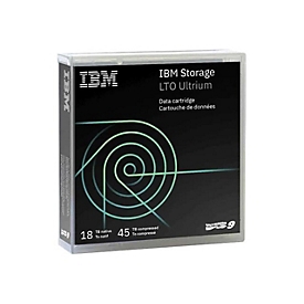 IBM - LTO Ultrium 9 - 18 TB / 45 TB - ohne Etikett - grün