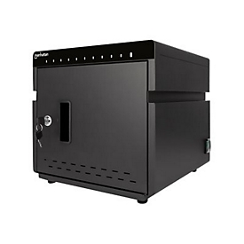 IC Intracom Manhattan Charging Cabinet/Cart via USB-C x10 Devices Desktop, Power Delivery 18W per port (180W total)