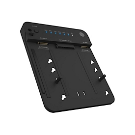 ICY BOX - HDD / SSD Dockingstation - Klonfunktion Schächte: 3 - 2,5" / 3,5" gemeinsam genutzt, M.2 (6,4 cm/8,9 cm gemeinsam genutzt) - M.2 NVMe Card / SATA 6Gb/s - USB 3.2 (Gen 2)