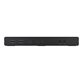 ICY BOX IB-DK2245AC - Dockingstation - USB-C / Thunderbolt 3 - 2 x HDMI, 2 x DP - GigE