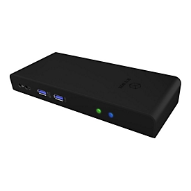 ICY BOX IB-DK2251AC - station d'accueil - USB-C / USB 3.0 - 2 x HDMI - GigE