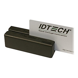 ID TECH MiniMag Duo - Magnetkartenleser (Spuren 1, 2 & 3) - USB - Schwarz