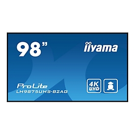 Iiyama DS LH9875UHS IPS 24/7 98''//DP/3xHDMI/VGA/2xUSB - Flat Screen - 8 ms