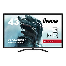 Iiyama G-MASTER G4380UHSU-B1 - 108 cm (42.5") - 3840 x 2160 pixels - 4K Ultra HD - LED - 0,4 ms - Noir