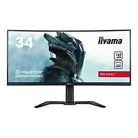 iiyama G-MASTER Red Eagle GB3467WQSU-B5 - LED-Monitor - gebogen - 86.4 cm (34") - 3440 x 1440 UWQHD @ 165 Hz - VA