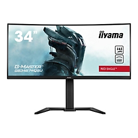 iiyama G-MASTER Red Eagle GB3467WQSU-B5 - LED-Monitor - gebogen - 86.4 cm (34") - 3440 x 1440 UWQHD @ 165 Hz - VA