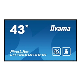 Iiyama LH4365UHSB-B1 43" - Flat Screen - 108 cm