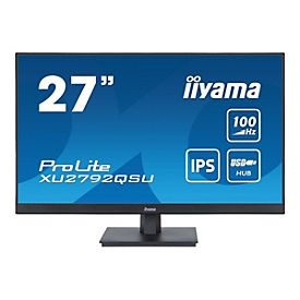 Iiyama ProLite  - 68,6 cm (27") - 2560 x 1440 pixels - Dual WQHD - LED - Noir