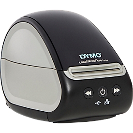 Imprimante d'étiquettes DYMO® LabelWriter™ 550 Turbo, impression thermique directe, 300 x 300 dpi, 90 étiquettes/min, fonction de détection automatique, USB/LAN, étiquettes incluses.