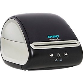 Imprimante d'étiquettes DYMO® LabelWriter™ 5XL, thermique directe, 300 x 300 ppp, 53 étiquettes/min, détection automatique, idéale pour le commerce électronique, USB/LAN, étiquettes.
