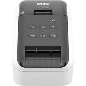Imprimante d'étiquettes P-touch QL-810 W Brother avec WLAN, avec fonction d'impression rouge et noir