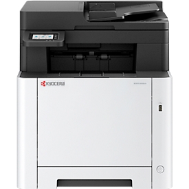 Imprimante laser couleur multifonction KYOCERA ECOSYS MA2101cfx, 4-en-1, recto-verso/impression mobile, 21 ppm, USB/LAN/Micro-SD, jusqu'à A4, toner CMYK inclus