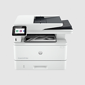 Imprimante multifonction HP LaserJet Pro MFP 4102dw, N/B, 3 en 1 : impression, copie, numérisation, USB/LAN/Wi-Fi, recto-verso, jusqu'à A4, L 420 × P 390 × H 323 mm