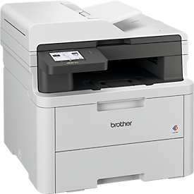 Imprimante multifonction laser couleur Brother MFC-L3740CDWE, 4 en 1, USB/LAN/WLAN, recto-verso automatique/impression mobile, jusqu'à A4, toner inclus