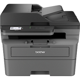 Imprimante multifonction monolaser Brother MFC-L2827DW, 4 en 1, USB/LAN/WLAN, impression recto-verso automatique/mobile, jusqu'à A4, toner inclus