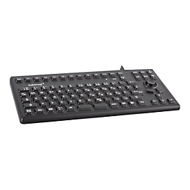 InduKey InduProof 3 TKG-086-MB-IP68-BLACK - Tastatur - mit Zeigestock, Maustaste - USB - Deutsch - Schwarz
