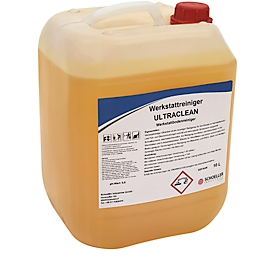 Industriereiniger Schoeller Industries Ultra-Clean, für Böden & Aussenflächen, gegen Fett/Öl/Russ, alkalisch, abscheiderfreundlich, 10 l in Kanister