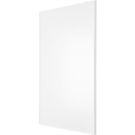 Infraroodverwarmingspaneel 500, vermogen 500 W, voor ruimtes tot 25 m³/11 m², WiFi-thermostaatontvanger, IP44, B 600 x D 56 x H 800 mm, aluminium, wit