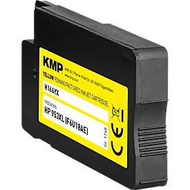 Ink cartridge KMP, replaces HP 953XL (F6U18AE), up to 2000 pages, single pack, yellow