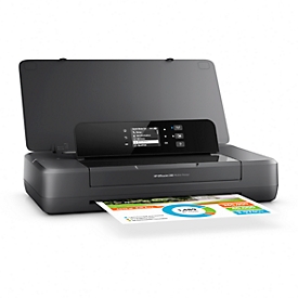 Inkjetprinter HP OfficeJet 200, USB/wifi, draagbaar, werkt op netstroom/batterij, tot A4