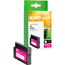 Inktcartridge KMP, vervangt HP 963XL (3JA28AE), tot 1600 pagina's, enkele verpakking, magenta