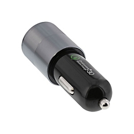 InLine - Auto-Netzteil - 3 A - QC 3.0 - 2 Ausgabeanschlussstellen (USB, USB-C) - Schwarz