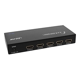 InLine HDMI Splitter - Video-/Audio-Splitter - 4 x HDMI - Desktop