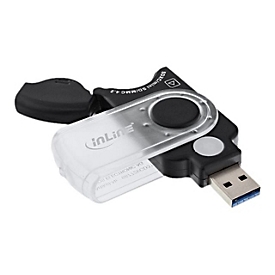 InLine - Kartenadapter - All-in-one (MMC, SD, RS-MMC, MMCmobile, microSD, MMCplus, SDHC, microSDHC, SDXC, microSDXC) - USB 3.0