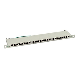 InLine - Patch Panel - CAT 6 - RJ-45 X 24 - Hellgrau, RAL 7035 - 0.5U
