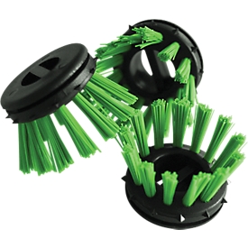 Insert brosse pour tapis annulaire en caoutchouc, vert