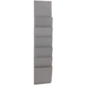 Insteekbord hangend model, PP, A5 staand, 6 vakken