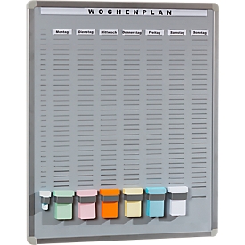 Insteekbord T-Card systeem incl. accessoires, 605 x 652 mm