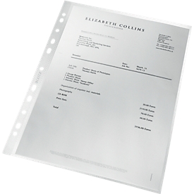 Insteekhoesje re:cycle, A4, 0,1 mm dikker, gerecyclede PP-folie, 25 stuks