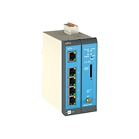 INSYS icom MRX MRX2 LTE - Router - WWAN 5-Port-Switch - 4G, 2G - an DIN-Schiene montierbar
