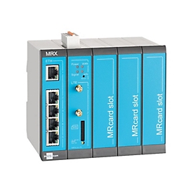 INSYS icom MRX MRX5 LTE - Router - WWAN - 5-Port-Switch - an DIN-Schiene montierbar