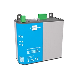 INSYS icom SCR-E 300 - Router 2-Port-Switch - Modbus - an DIN-Schiene montierbar, wandmontierbar